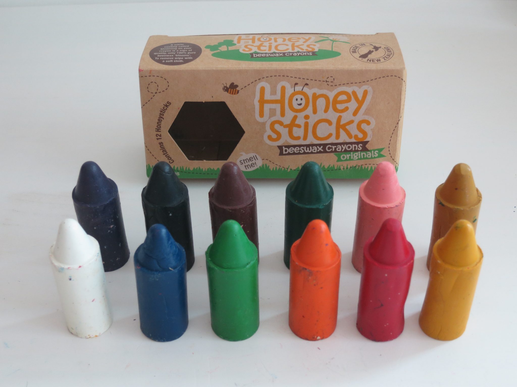 Honey Sticks Beeswax Crayons - Originals (pack of 12)